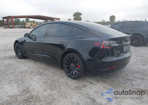 2023 Tesla Model 3 Performance Dual Motor All-Wheel Drive from USA, damaged, VIN 5YJ3E1EC2PF382633